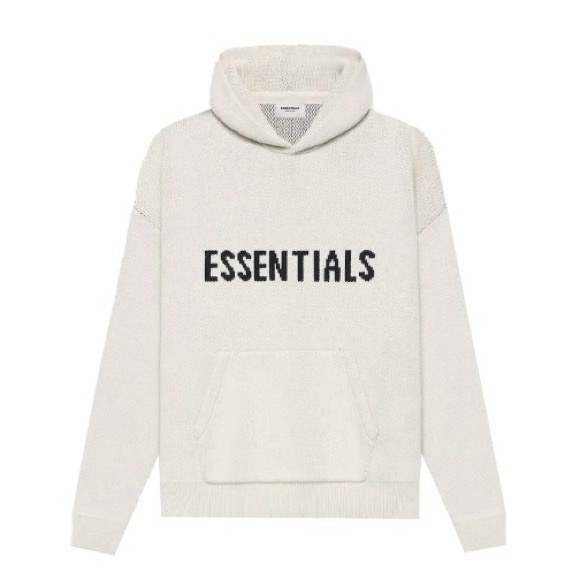 Buttercream Essentials Fear of God Knit Pullover Hoodie - Picture 2 of 5